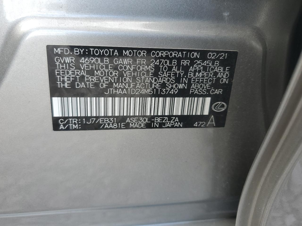2021 Lexus IS - Image 12