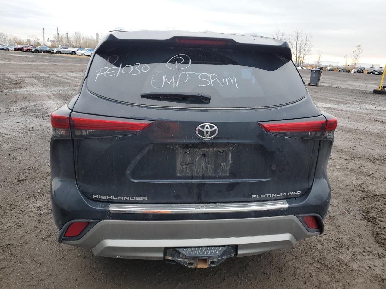 2021 Toyota Highlander Platinum VIN: 5TDFZRBH2MS159788 Lot: 79461514