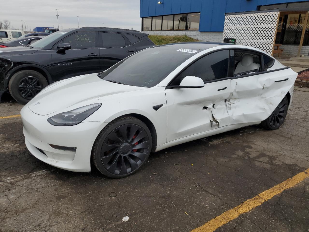 5YJ3E1EC8MF020298 2021 TESLA MODEL 3 - Image 1