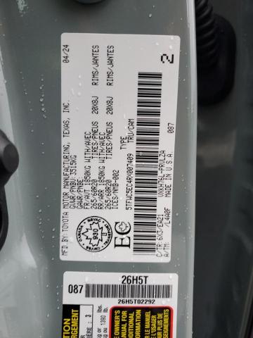 2024 TOYOTA TUNDRA CREWMAX PLATINUM