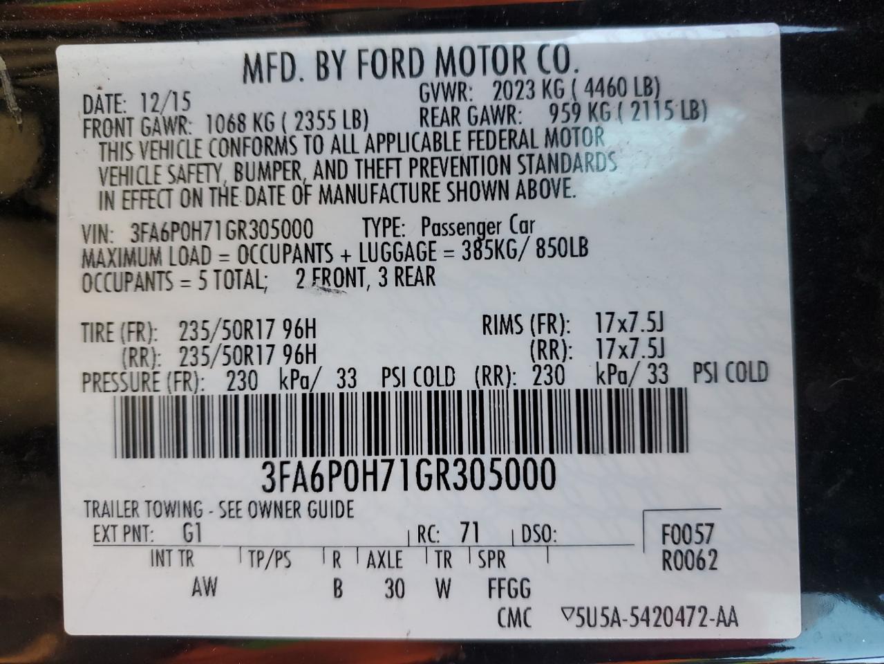 2016 Ford Fusion - Image 12