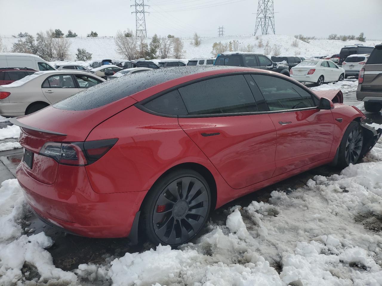 VIN 5YJ3E1EC0NF296315 2022 TESLA MODEL 3 no.3