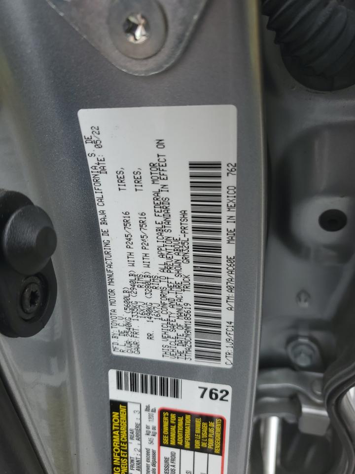 2022 Toyota Tacoma Double Cab VIN: 3TMAZ5CN9NM185619 Lot: 79754894