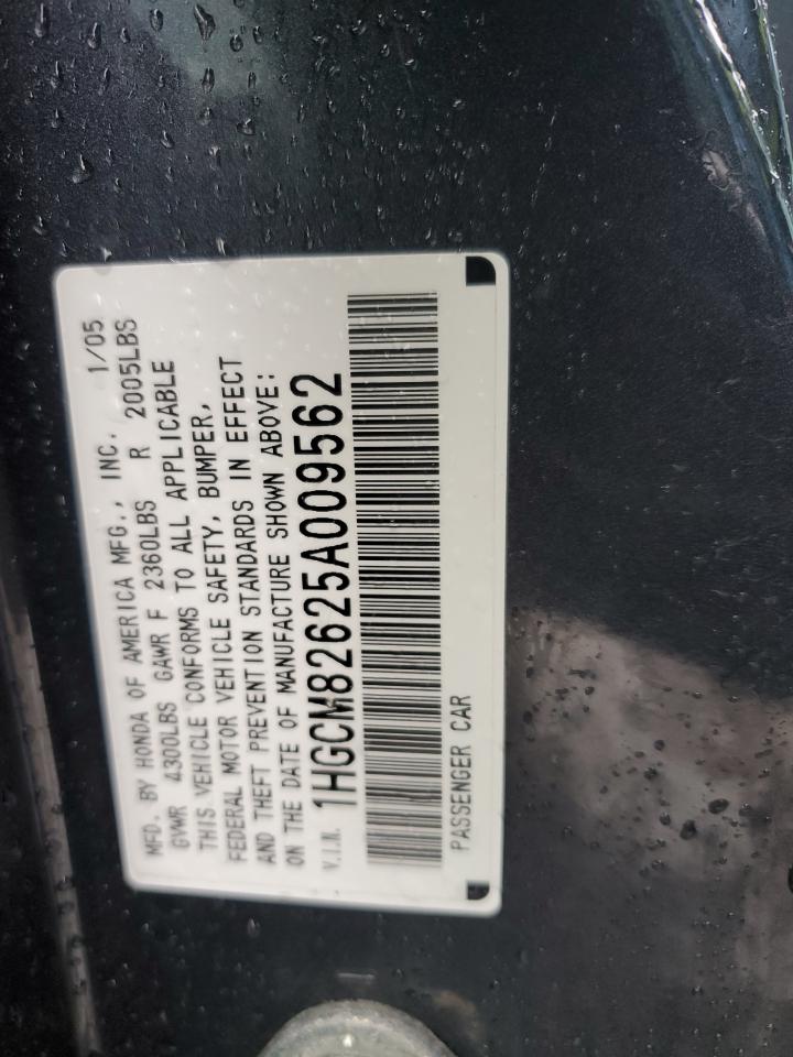 2005 Honda Accord Ex VIN: 1HGCM82625A009562 Lot: 81594714
