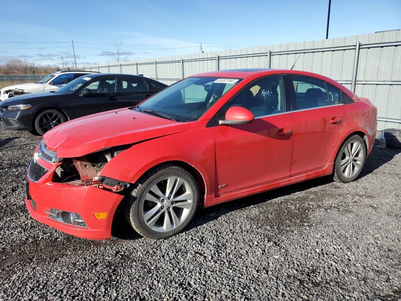 2014 Chevrolet Cruze Lt na sprzedaż w Ottawa, ON - Front End