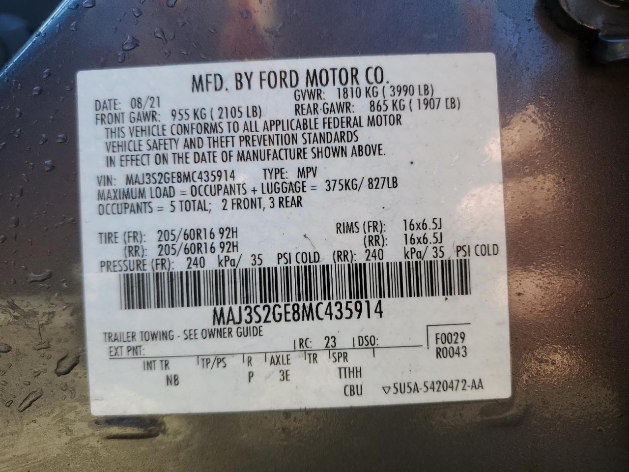2021 Ford EcoSport - Image 13