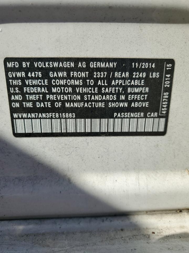 2015 Volkswagen Passat CC - Image 13