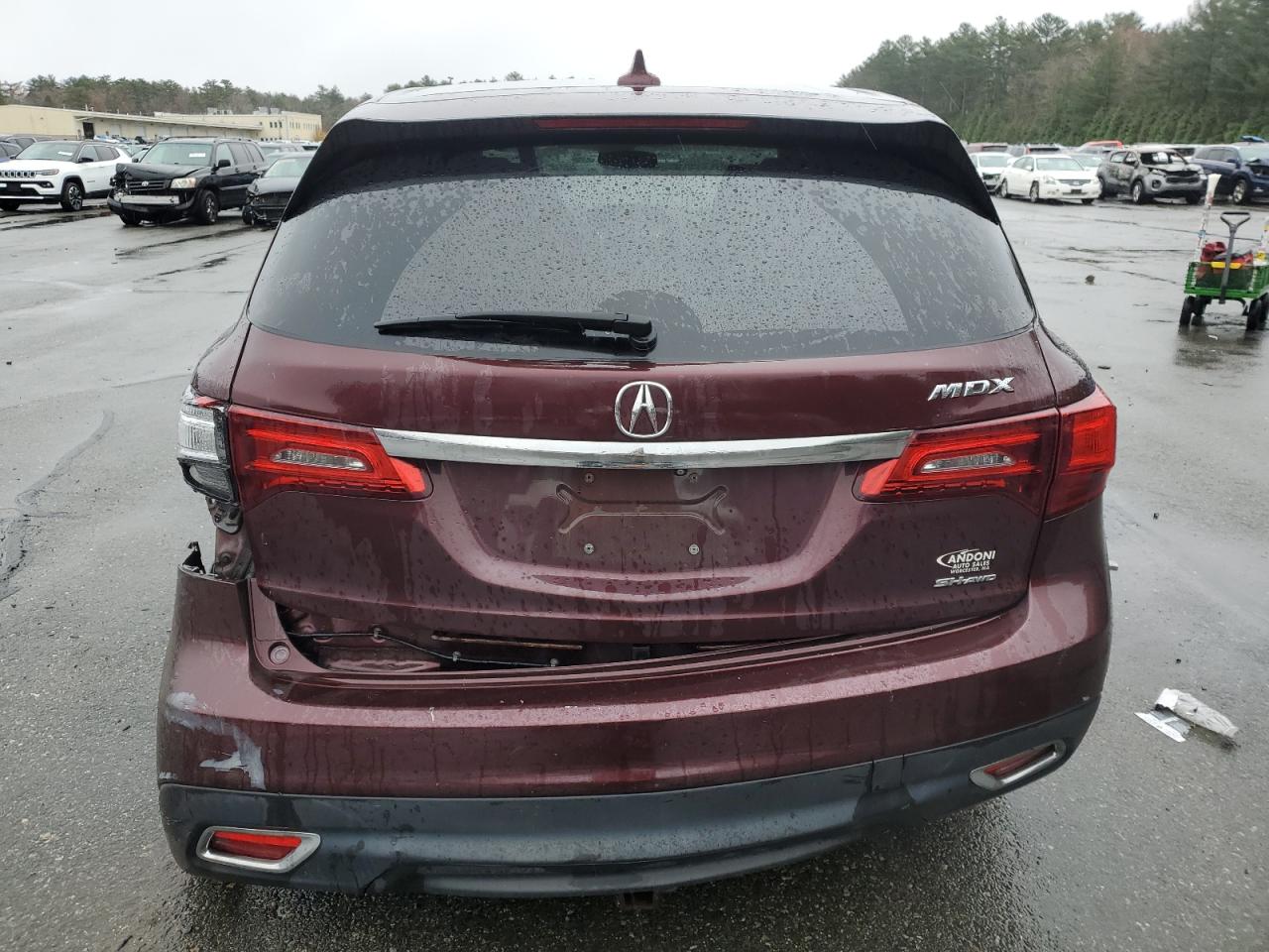 VIN 5FRYD4H21FB010453 2015 ACURA MDX no.6