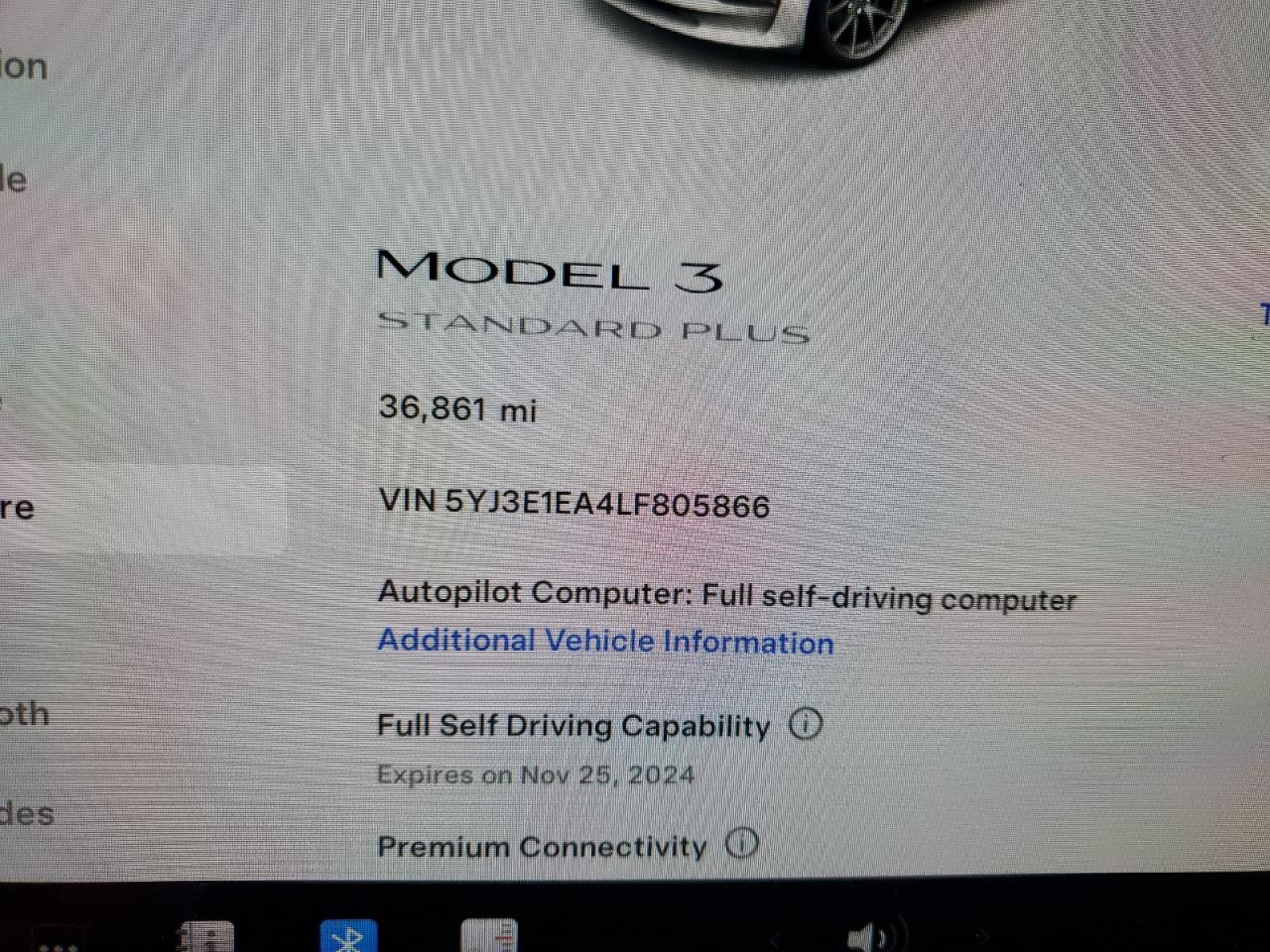 2020 Tesla Model 3 VIN: 5YJ3E1EA4LF805866 Lot: 78597084