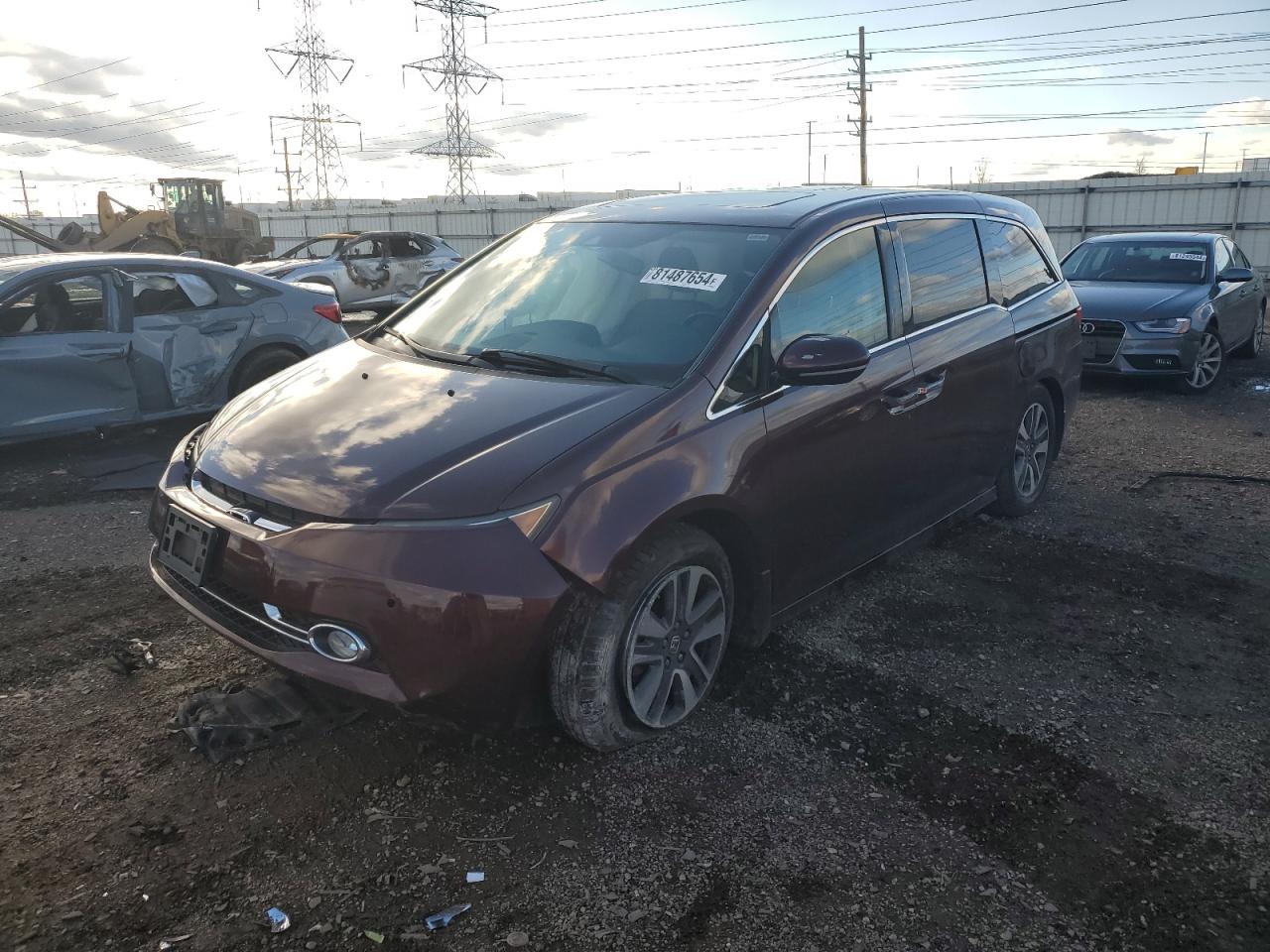 VIN 5FNRL5H94EB073153 2014 HONDA ODYSSEY no.1