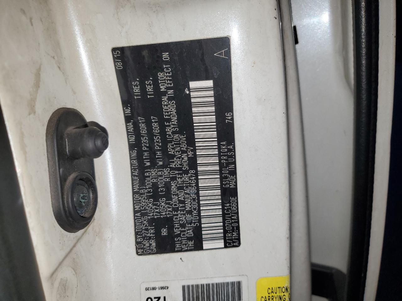 2015 Toyota Sienna - Image 13