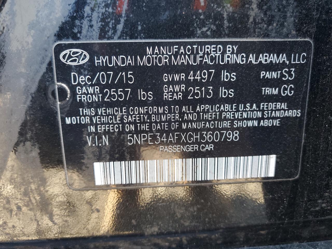 2016 Hyundai Sonata - Image 12