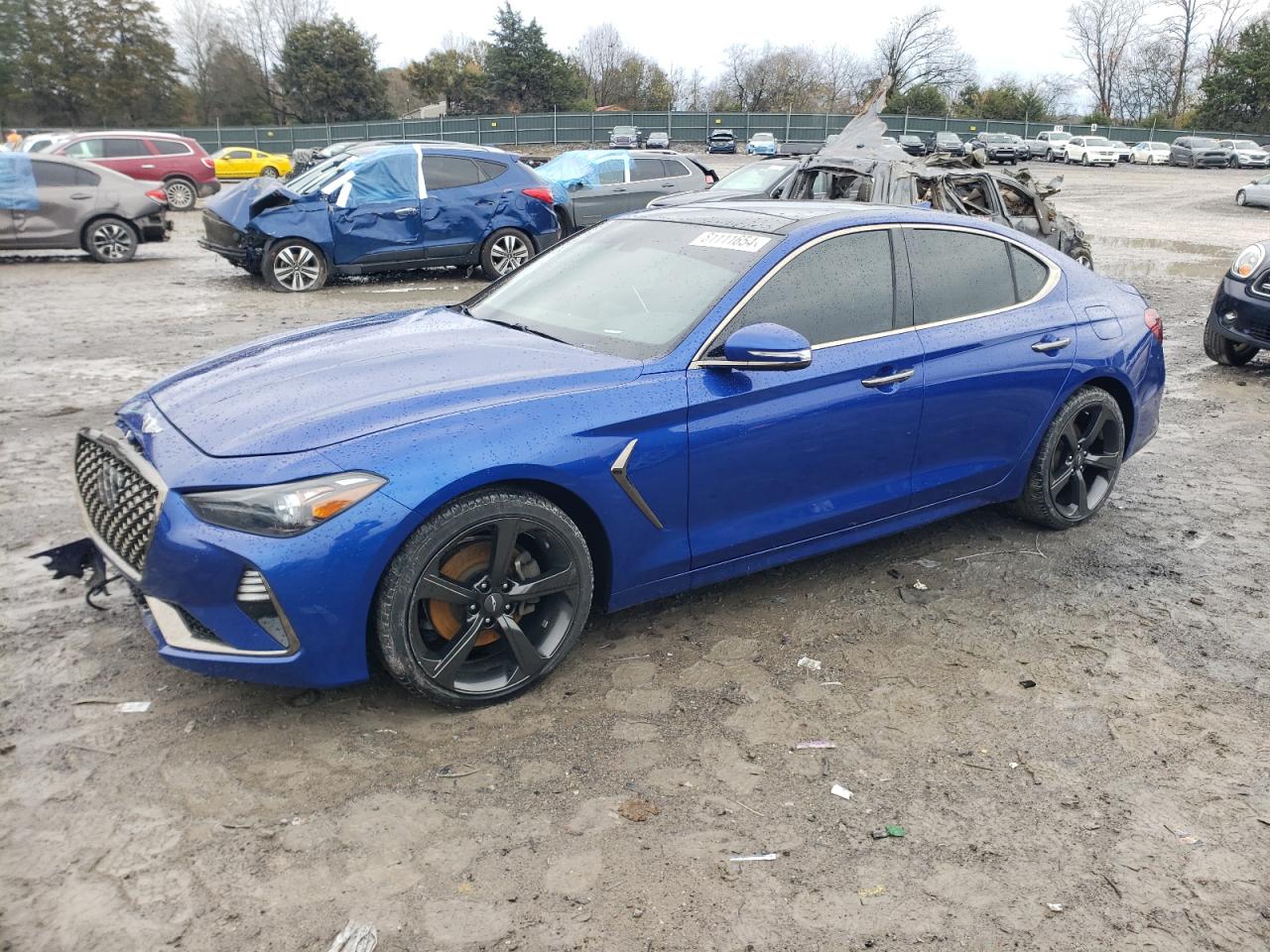 2019 Genesis G70 Prestige VIN: KMTG44LA0KU022849 Lot: 81111654