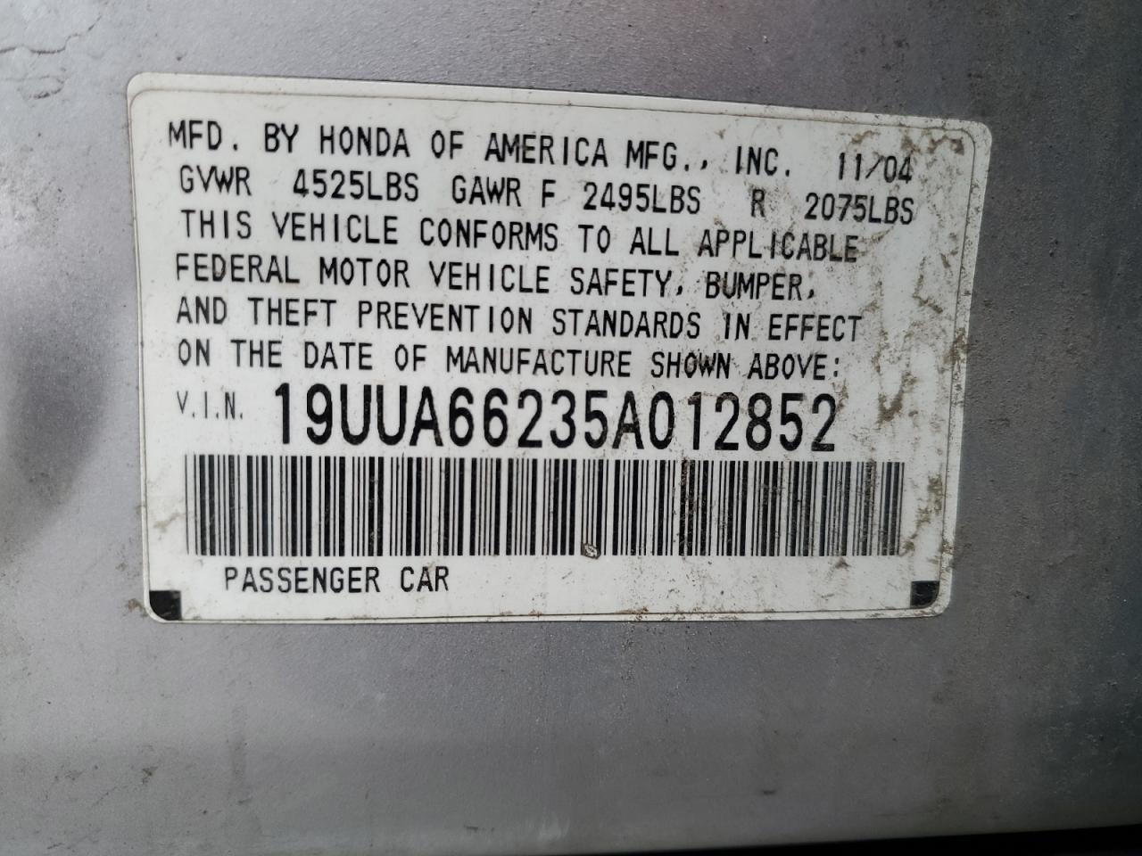 2005 Acura TLX - Image 12
