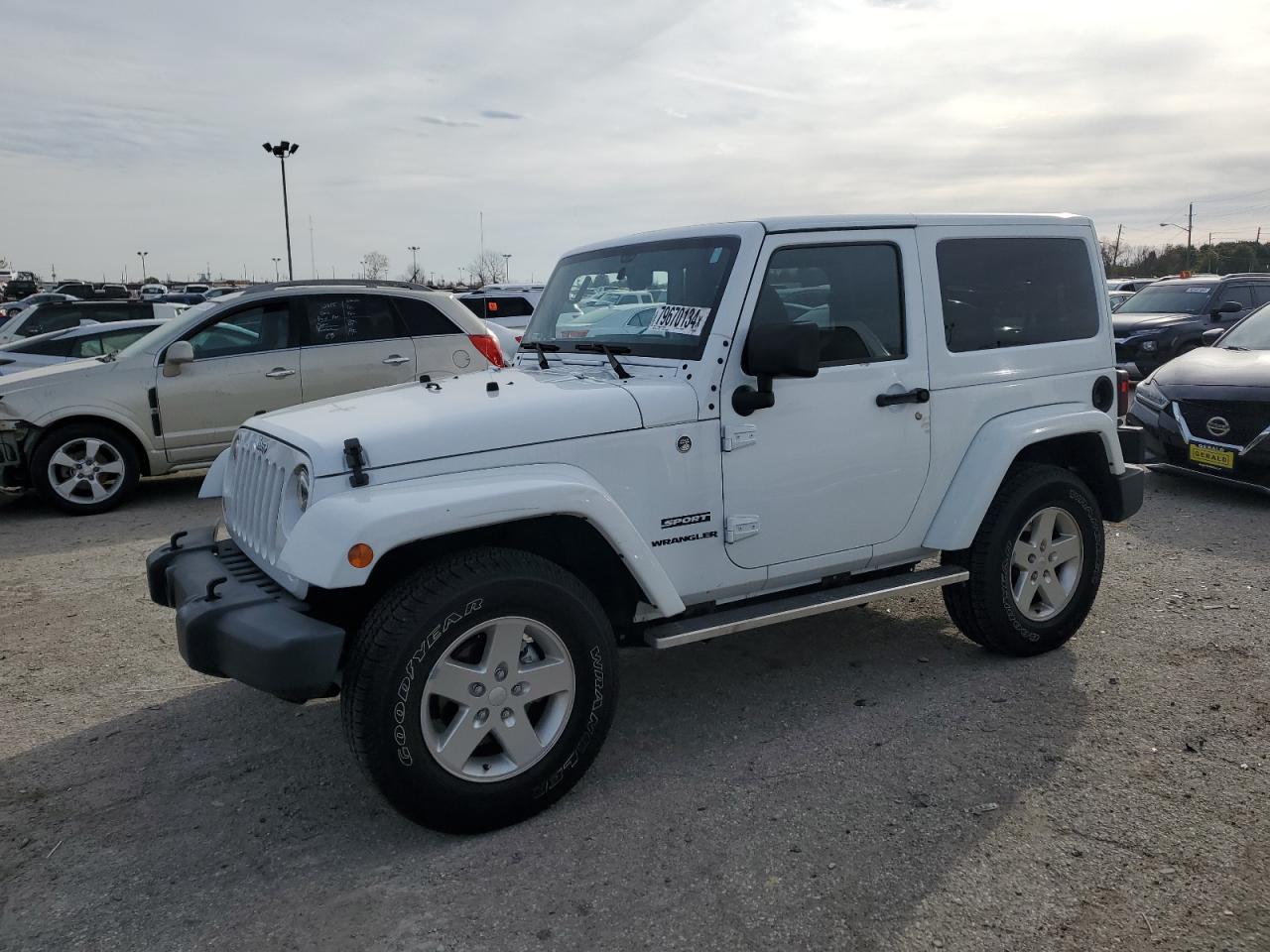 2015 Jeep Wrangler Sport VIN: 1C4AJWAGXFL503686 Lot: 79670134