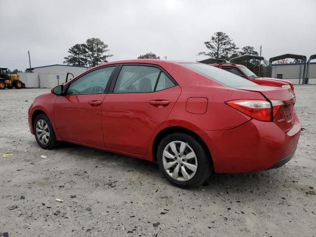  TOYOTA COROLLA 2014 Czerwony