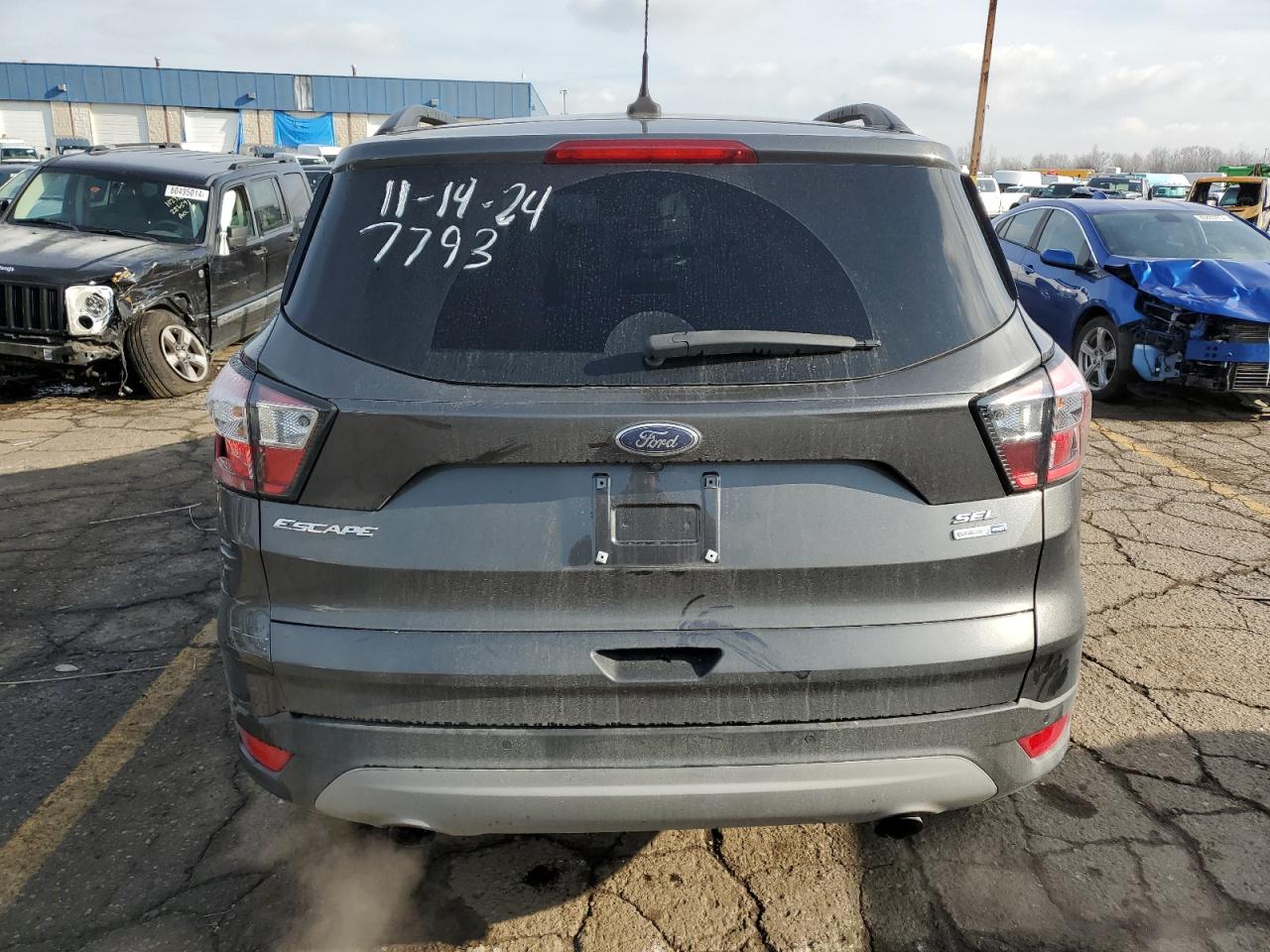 2018 Ford Escape Sel VIN: 1FMCU9HD9JUD57793 Lot: 81125574