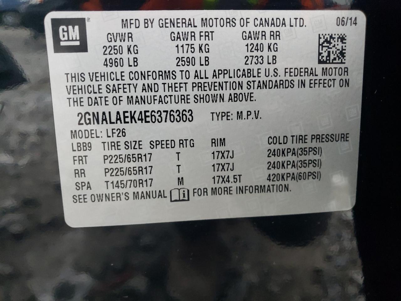 2014 Chevrolet Equinox - Image 13