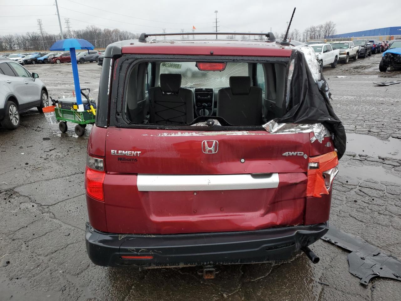 2011 Honda Element Ex VIN: 5J6YH2H70BL005431 Lot: 80696234