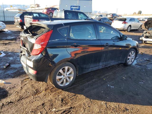 Hatchbacks HYUNDAI ACCENT 2013 Czarny