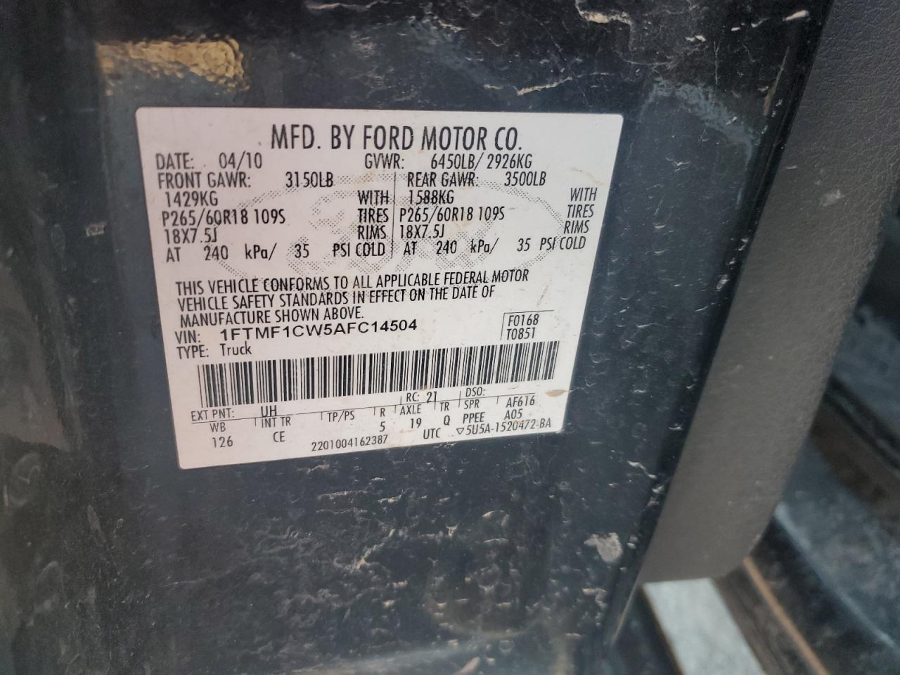 2010 Ford F-150 - Image 13