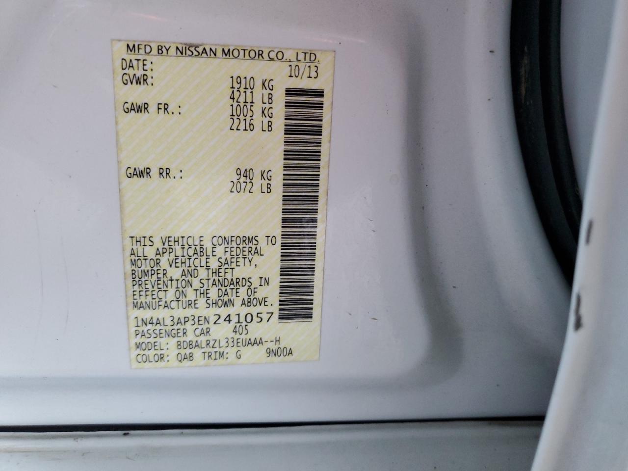 2014 Nissan Altima - Image 12