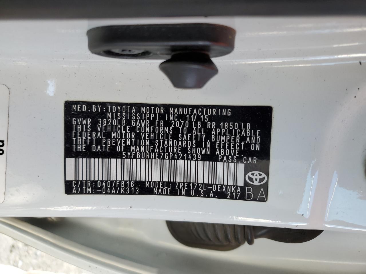 2016 Toyota Corolla - Image 12