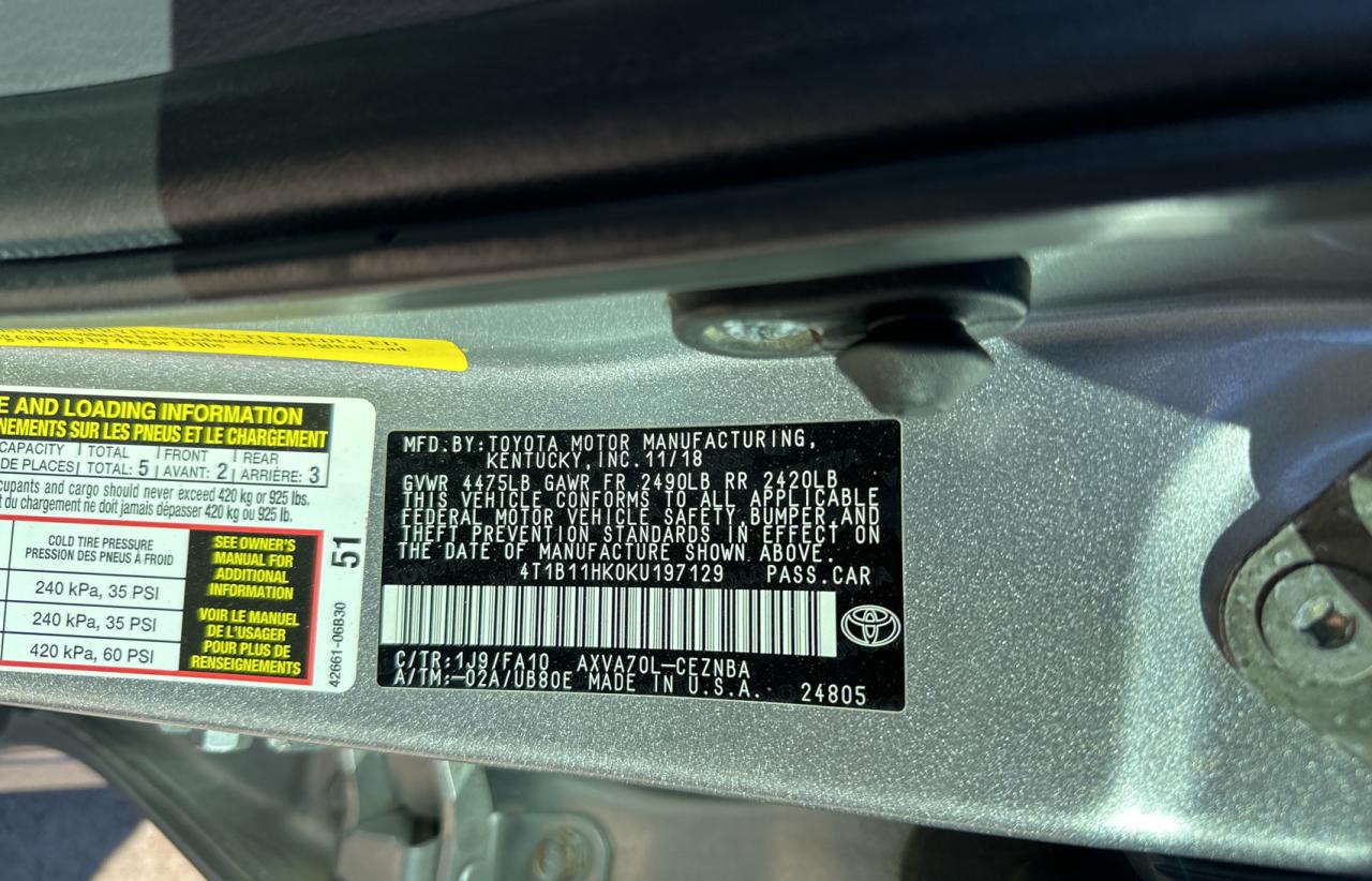 2019 Toyota Camry - Image 10