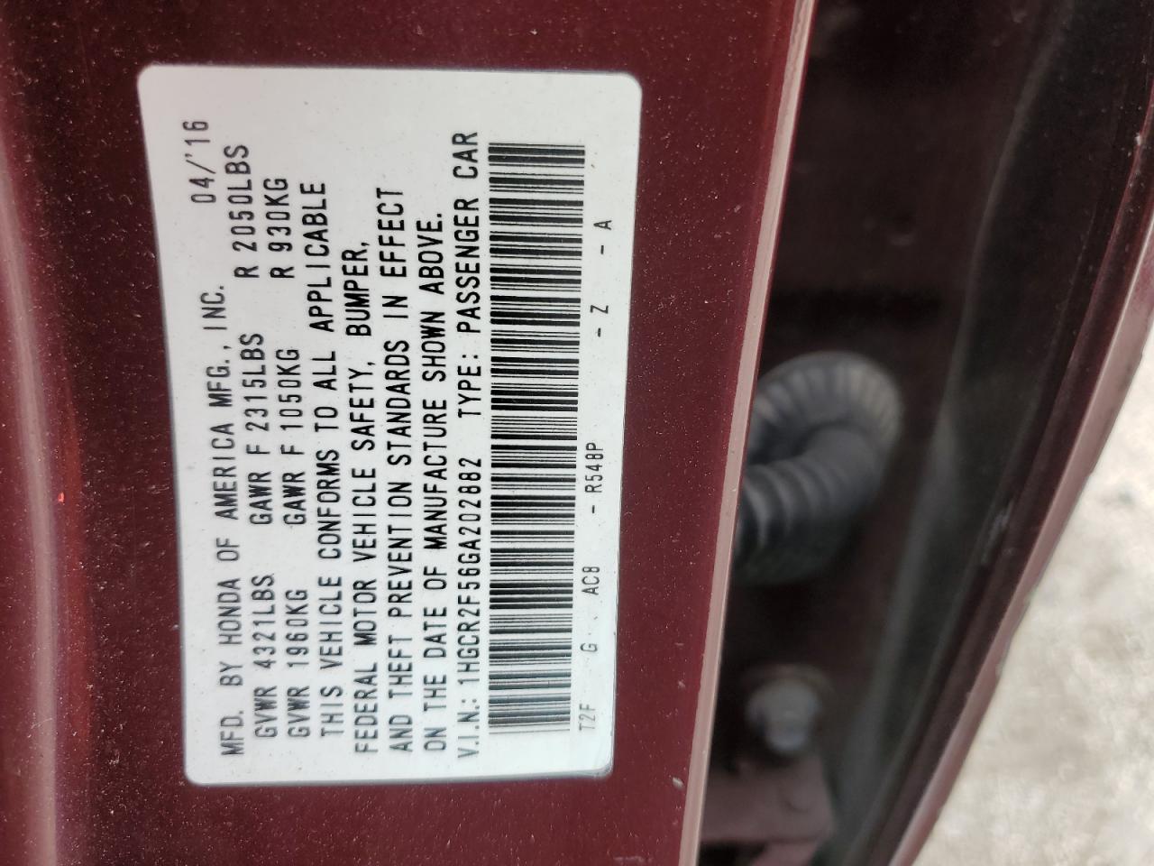 2016 Honda Accord - Image 14