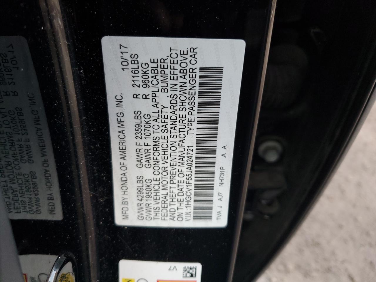 2018 Honda Accord - Image 12