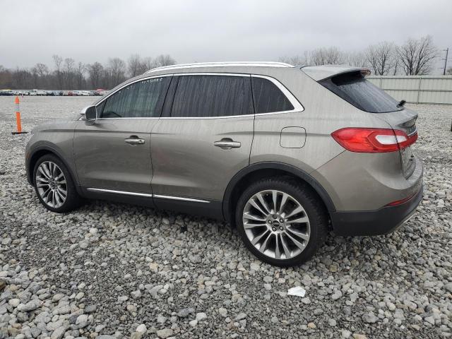  LINCOLN MKX 2016 Сріблястий