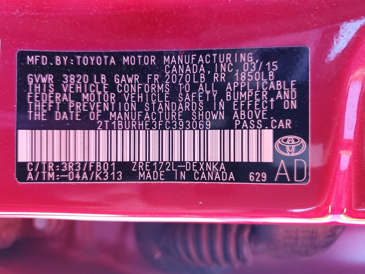 2015 Toyota Corolla - Image 15