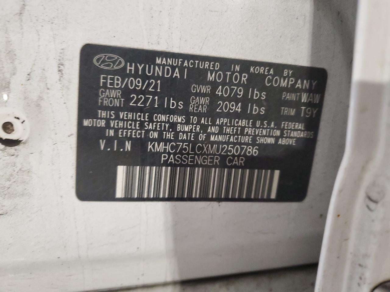 2021 Hyundai IONIQ - Image 12