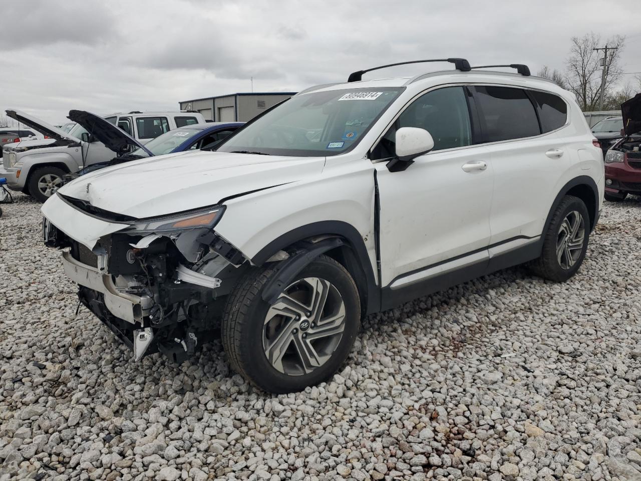 2021 Hyundai Santa Fe Sel VIN: 5NMS24AJ9MH357250 Lot: 80946914