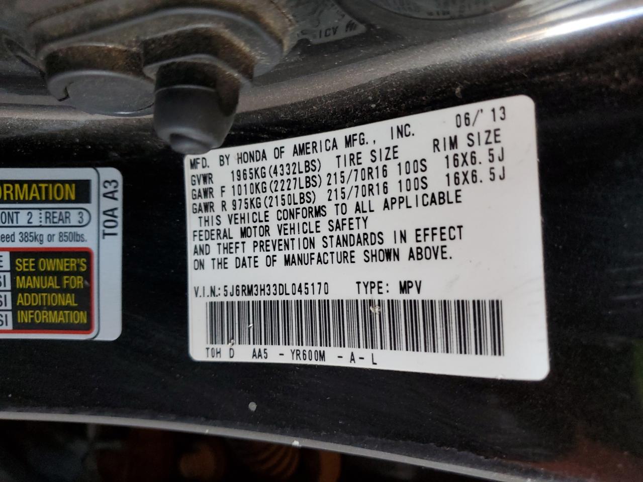 2013 Honda CR-V - Image 14