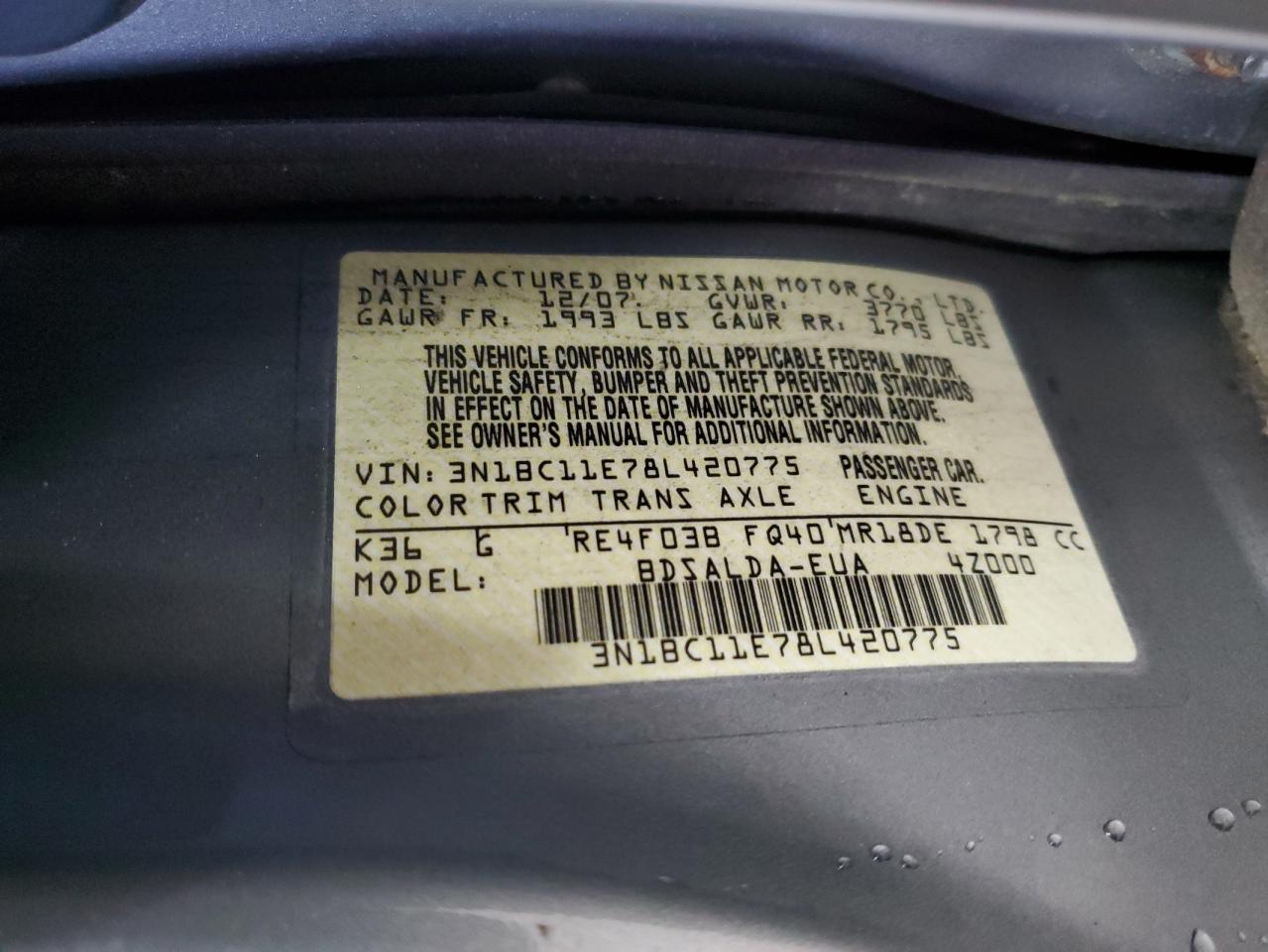 2008 Nissan Versa - Image 14