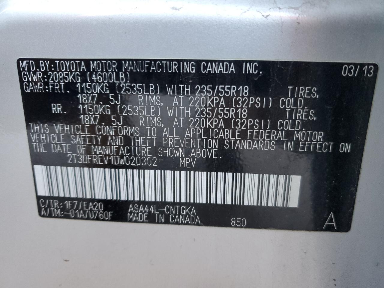 2013 Toyota RAV 4 - Image 13