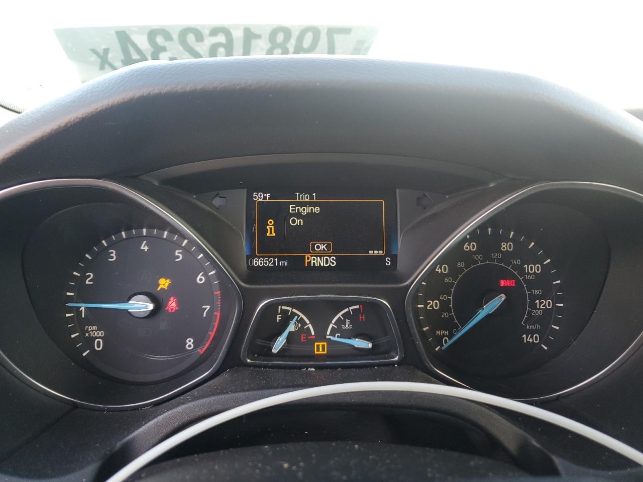 2016 Ford Focus Se VIN: 1FADP3K20GL378184 Lot: 79816234