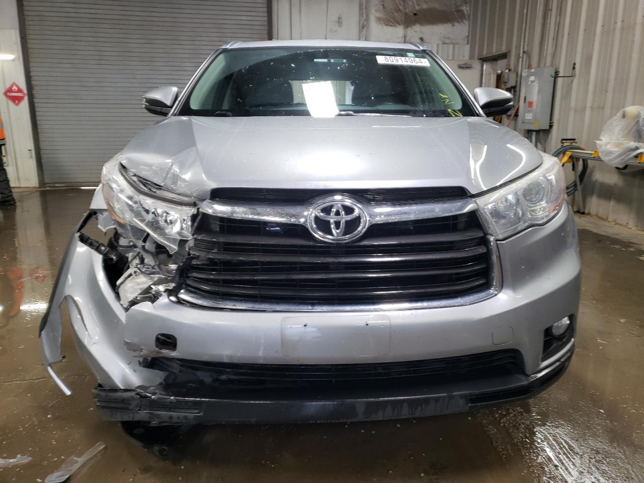 2015 Toyota Highlander Xle VIN: 5TDJKRFH1FS086506 Lot: 80914964