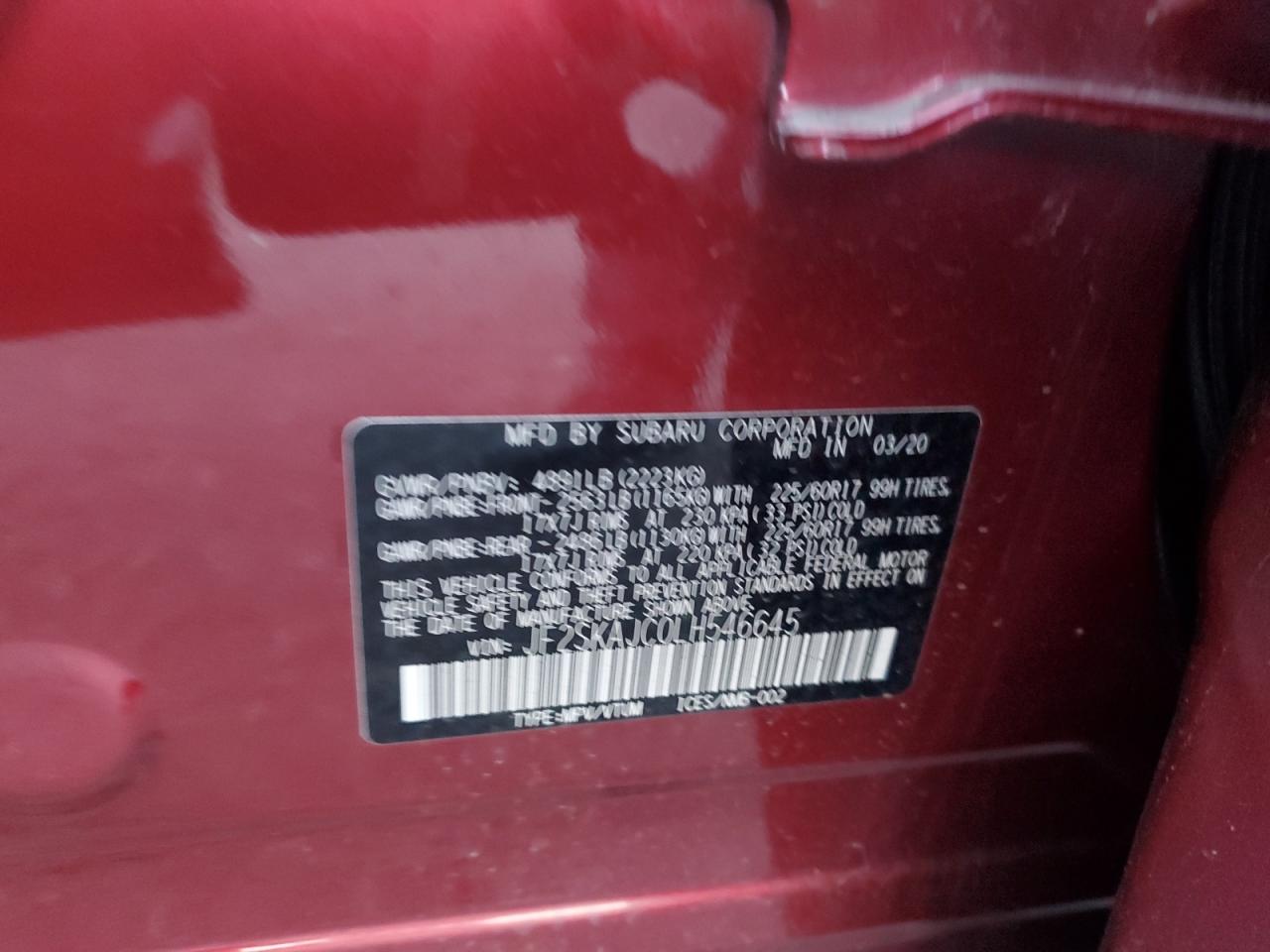 2020 Subaru Forester - Image 13