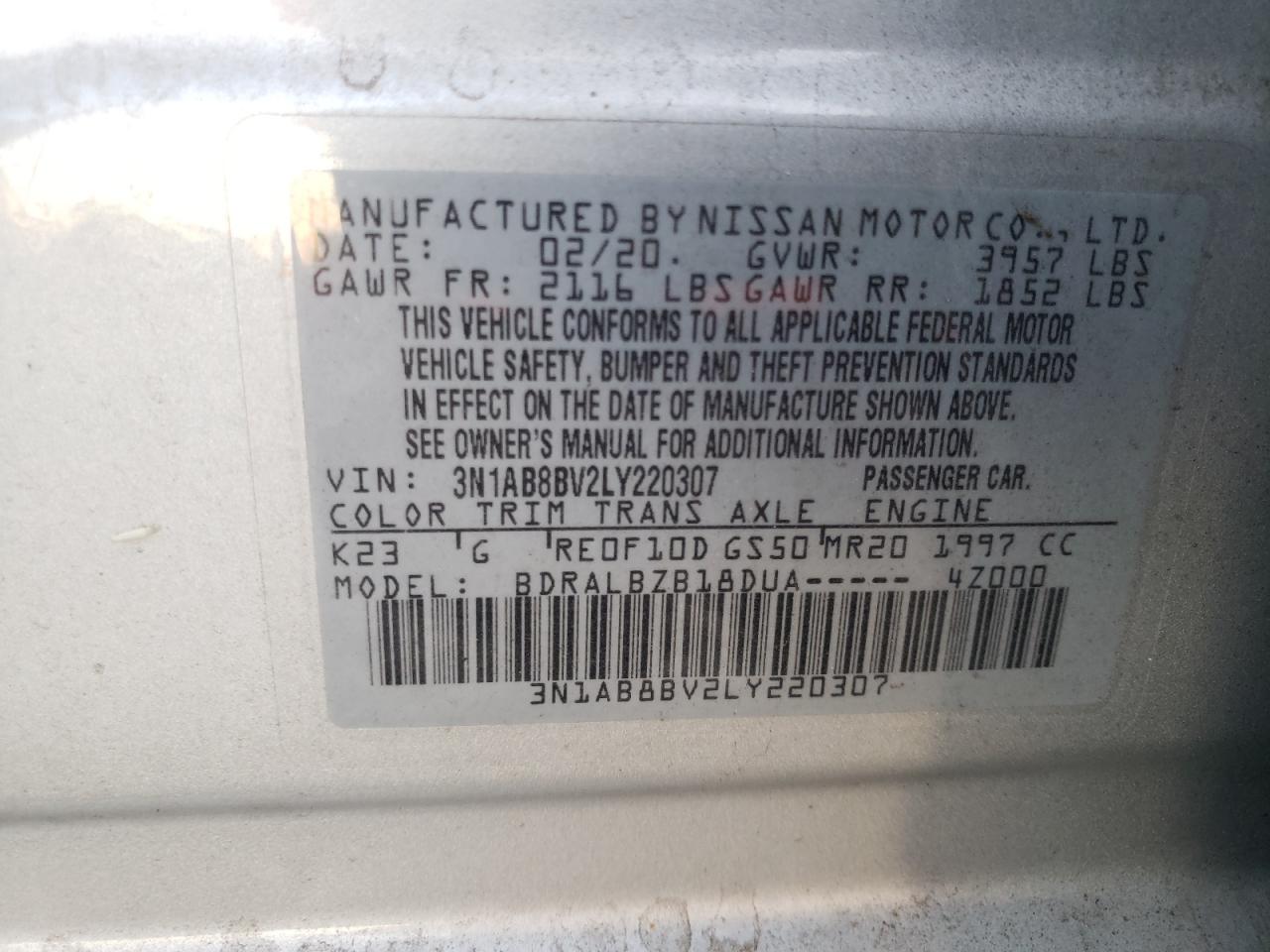 2020 Nissan Sentra - Image 13