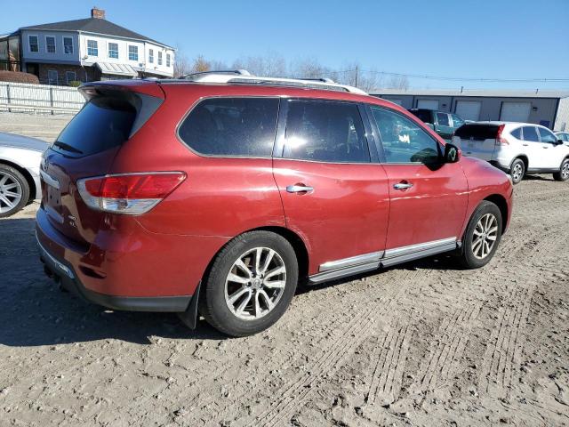  NISSAN PATHFINDER 2013 Червоний