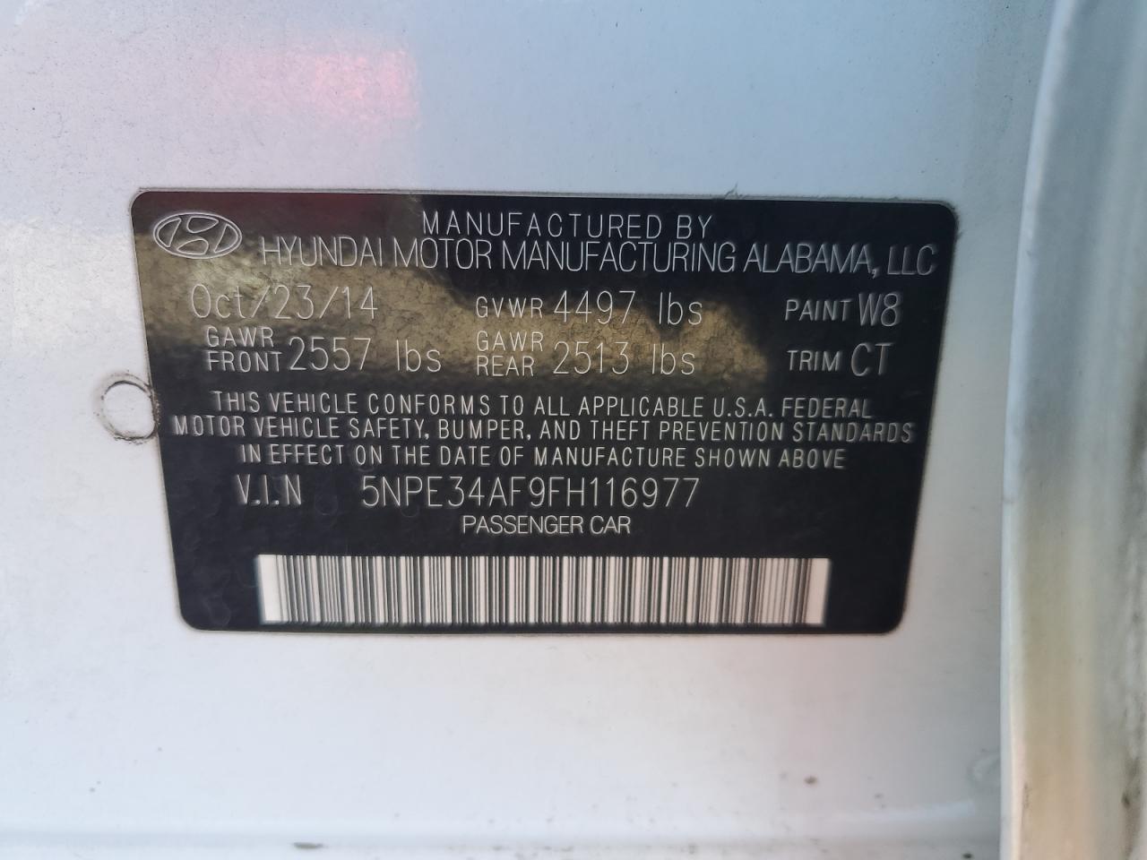 2015 Hyundai Sonata - Image 14
