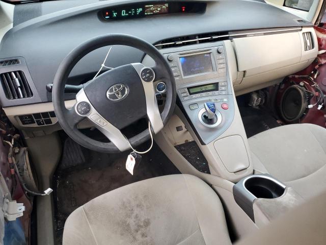  TOYOTA PRIUS 2013 Czerwony