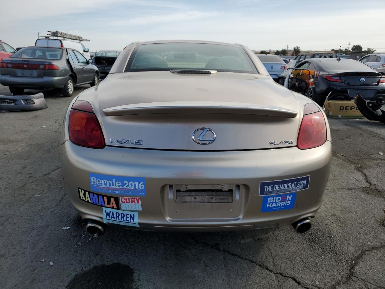 2002 Lexus Sc 430 VIN: JTHFN48Y120024709 Lot: 78443504