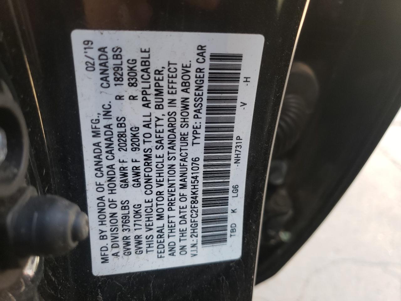 2019 Honda Civic - Image 14