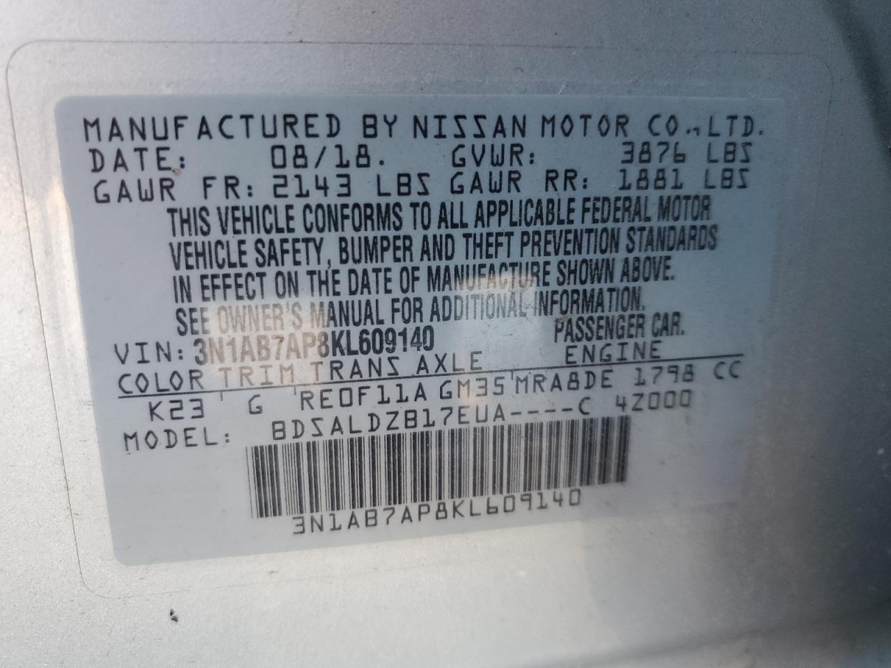 2019 Nissan Sentra - Image 13