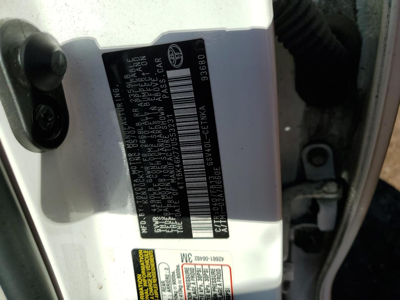 2007 Toyota Camry - Image 12