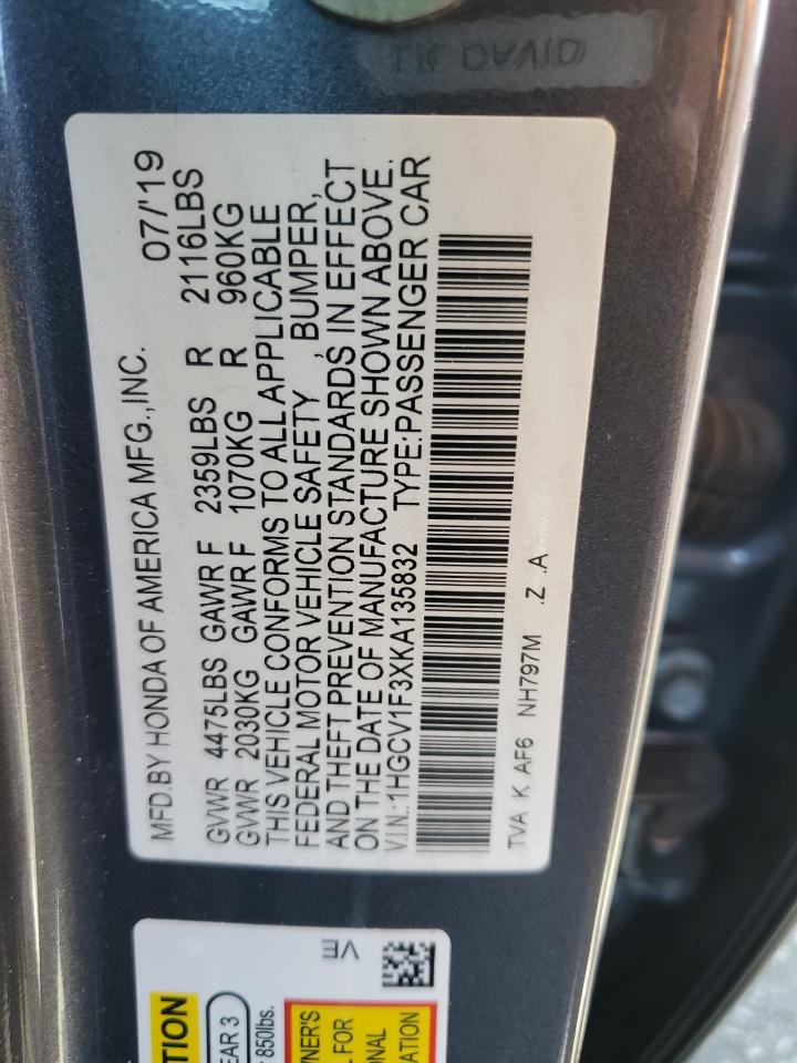 2019 Honda Accord - Image 12