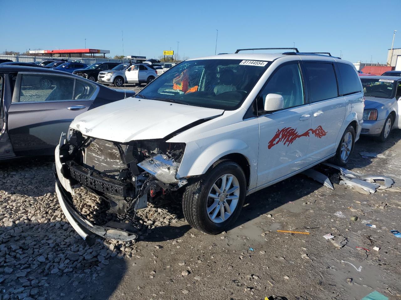 2018 Dodge Grand Caravan Sxt იყიდება Cahokia Heights-ში, IL - Front End